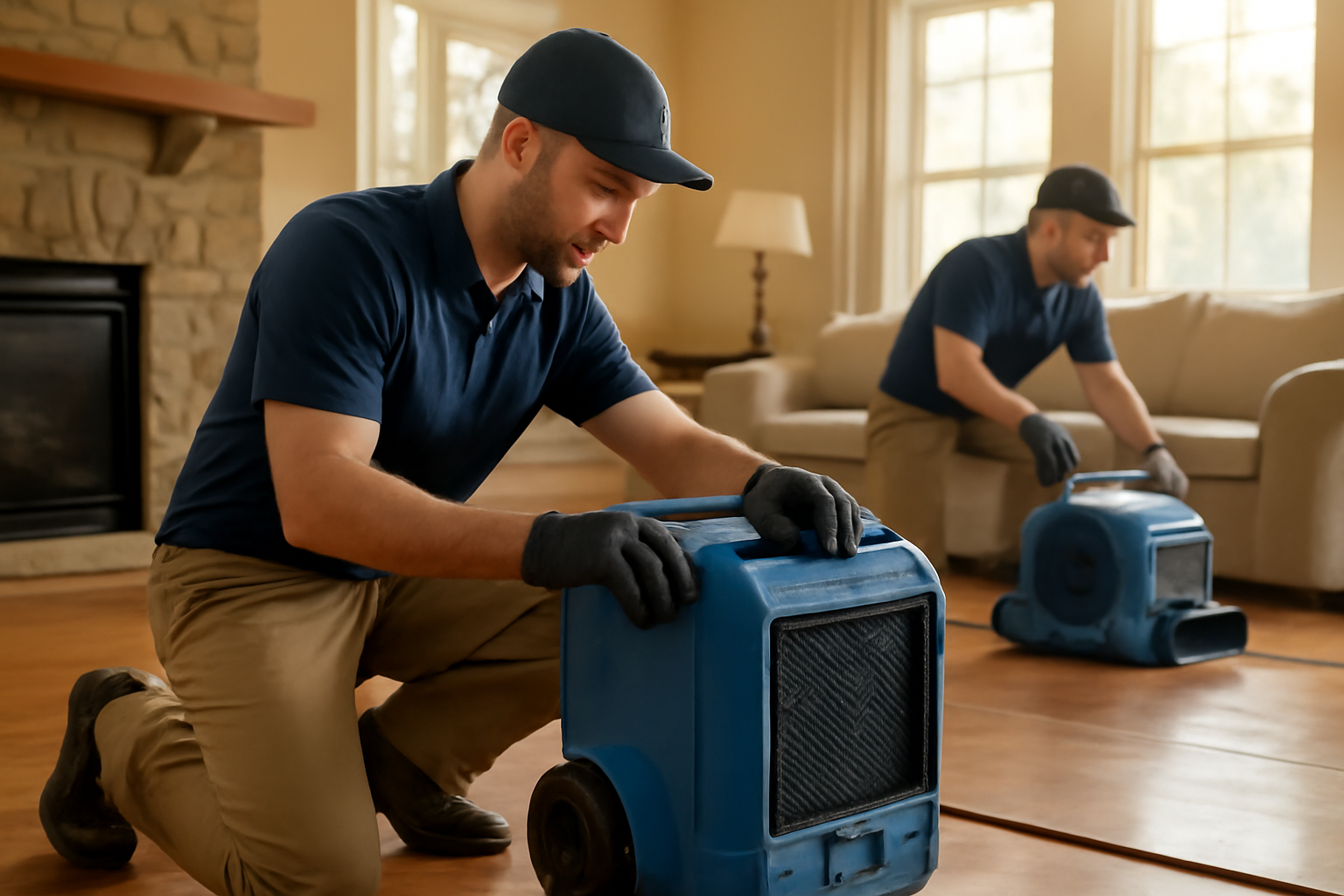 Water damage restoration service